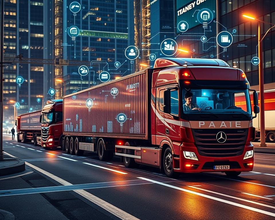 Tecnología IoT para transporte de mercancías