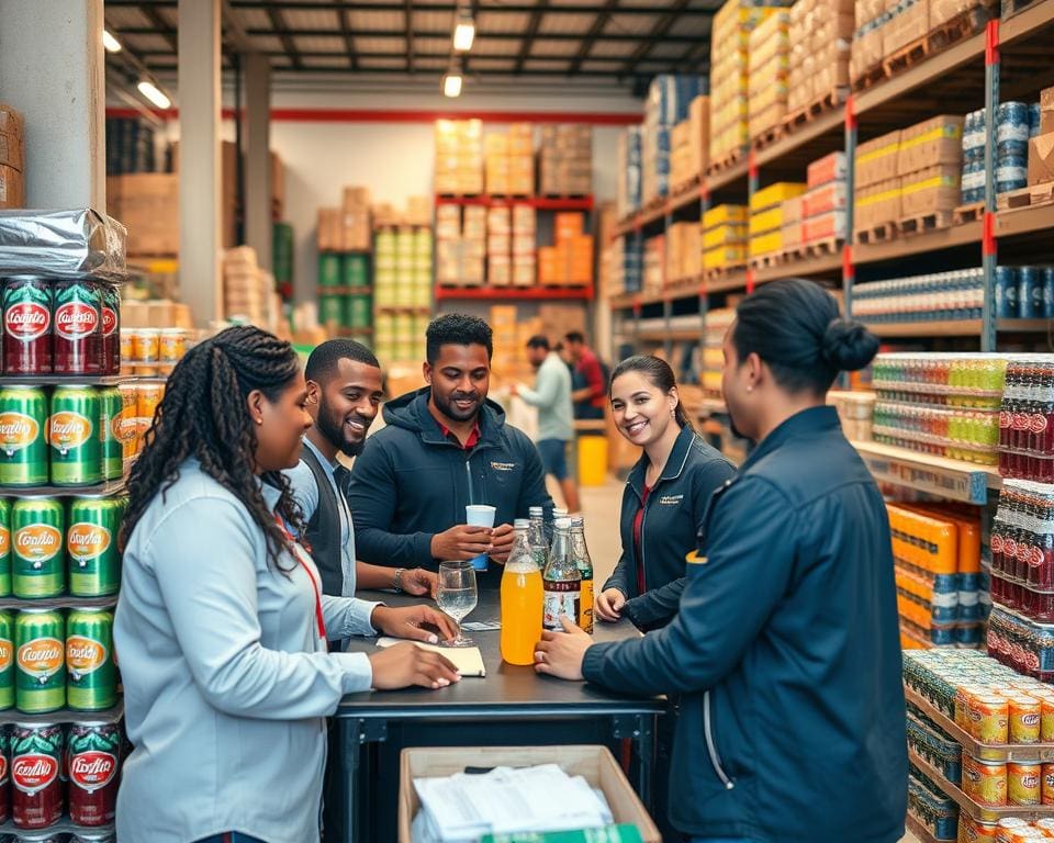 atención al cliente distribuidor de bebidas