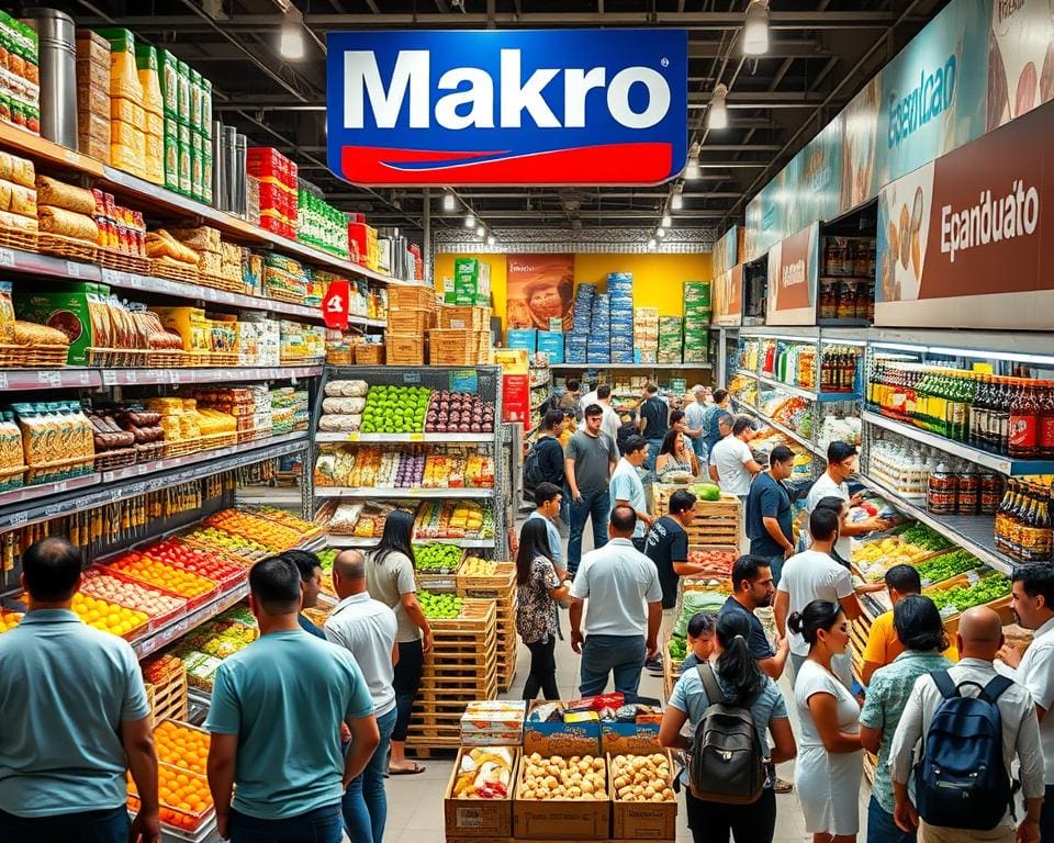 categorías de productos en Makro España