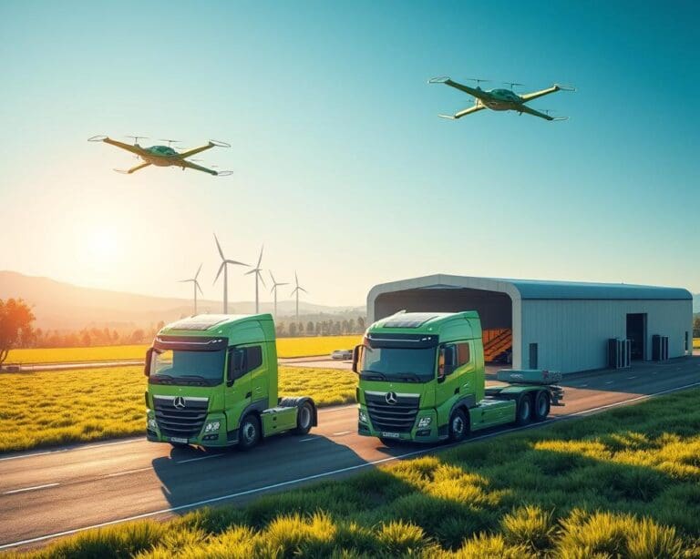 Logística más verde con innovaciones en transporte pesado