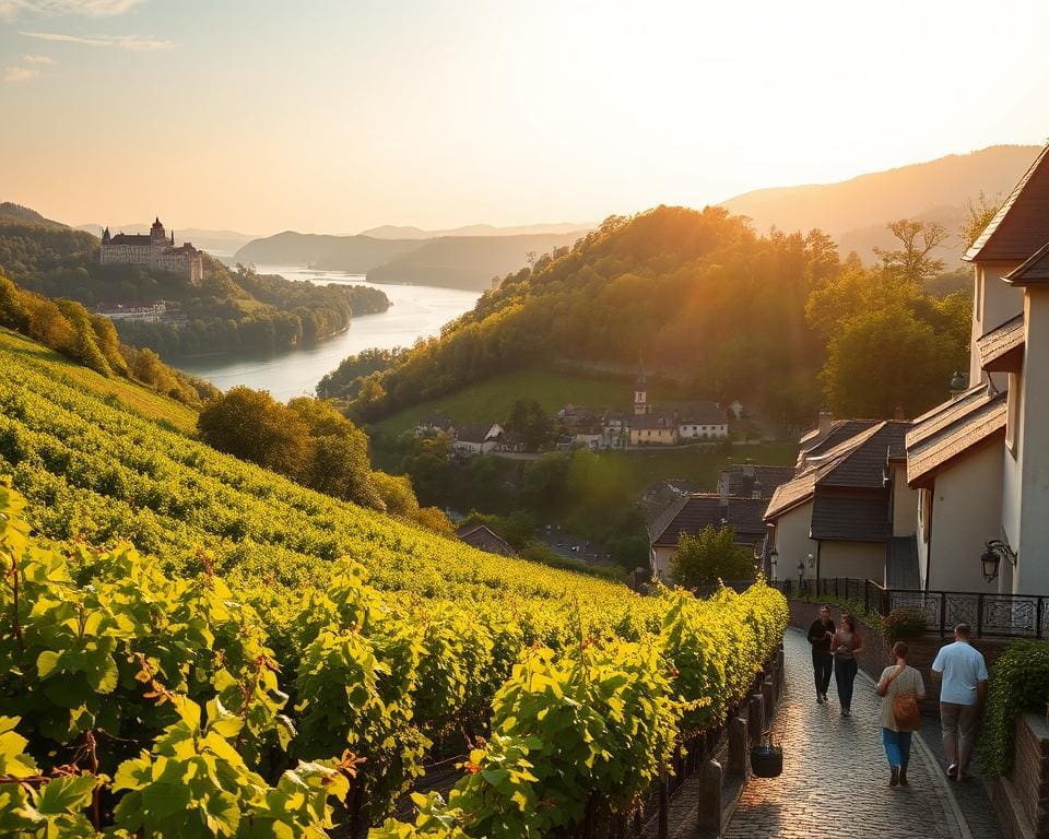 Dürnstein leyenda y vino junto al Danubio