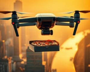 ¿Puede un dron entregar tu pizza?
