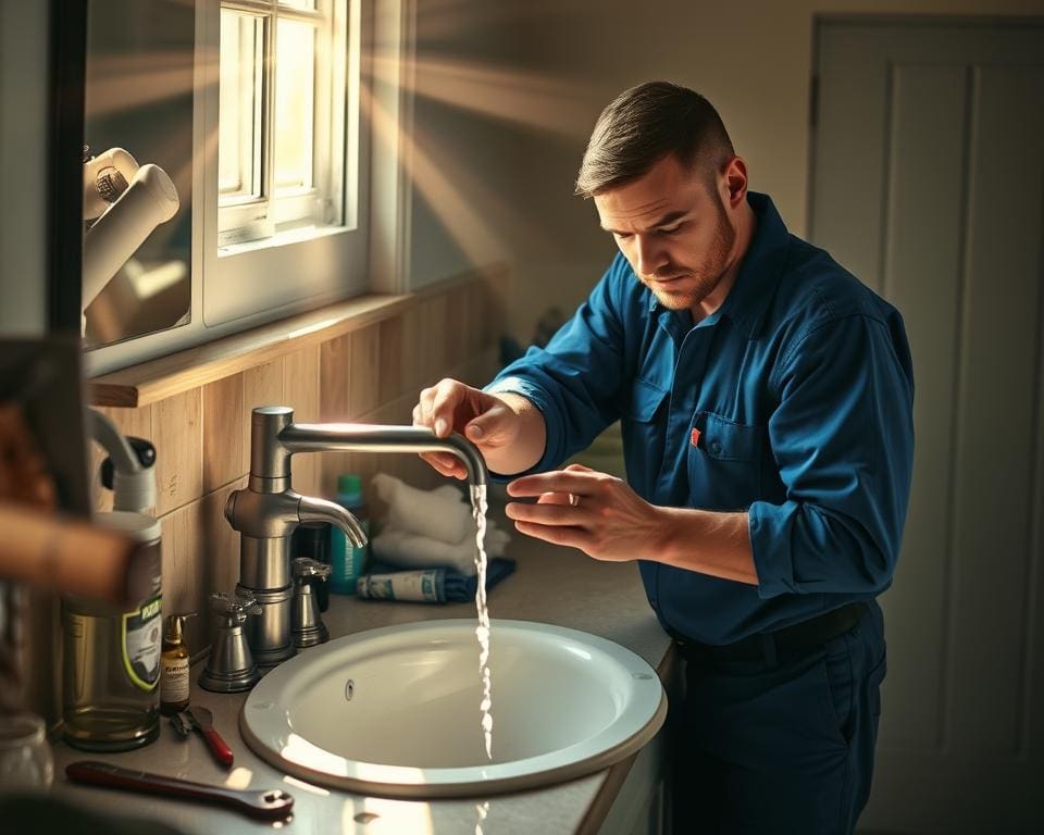 ¿Qué hace un fontanero en una reparación urgente?