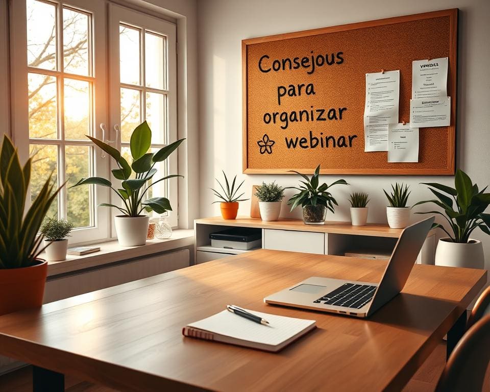 consejos para organizar webinar
