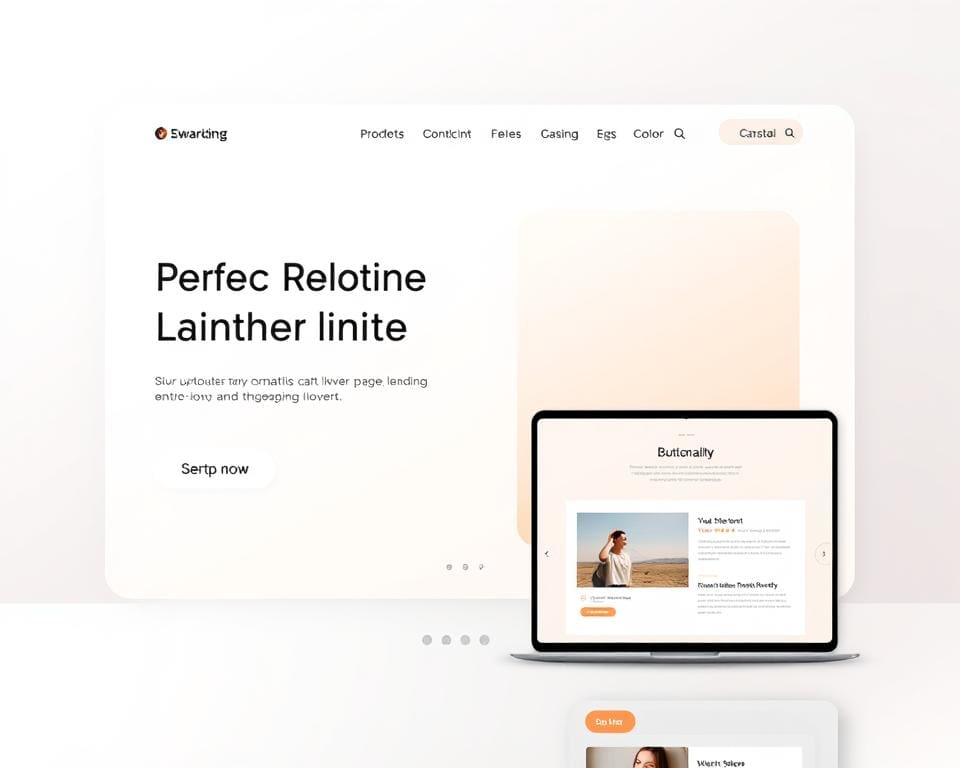 diseño de una landing page