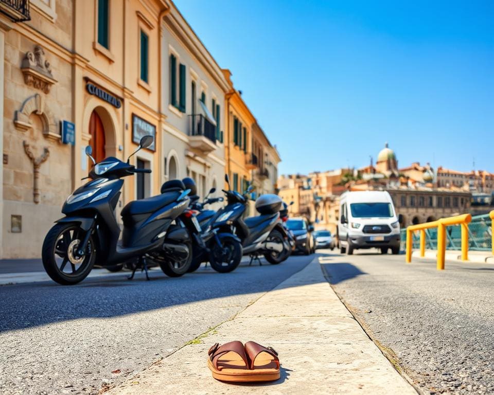 calzado permitido en moto Malta