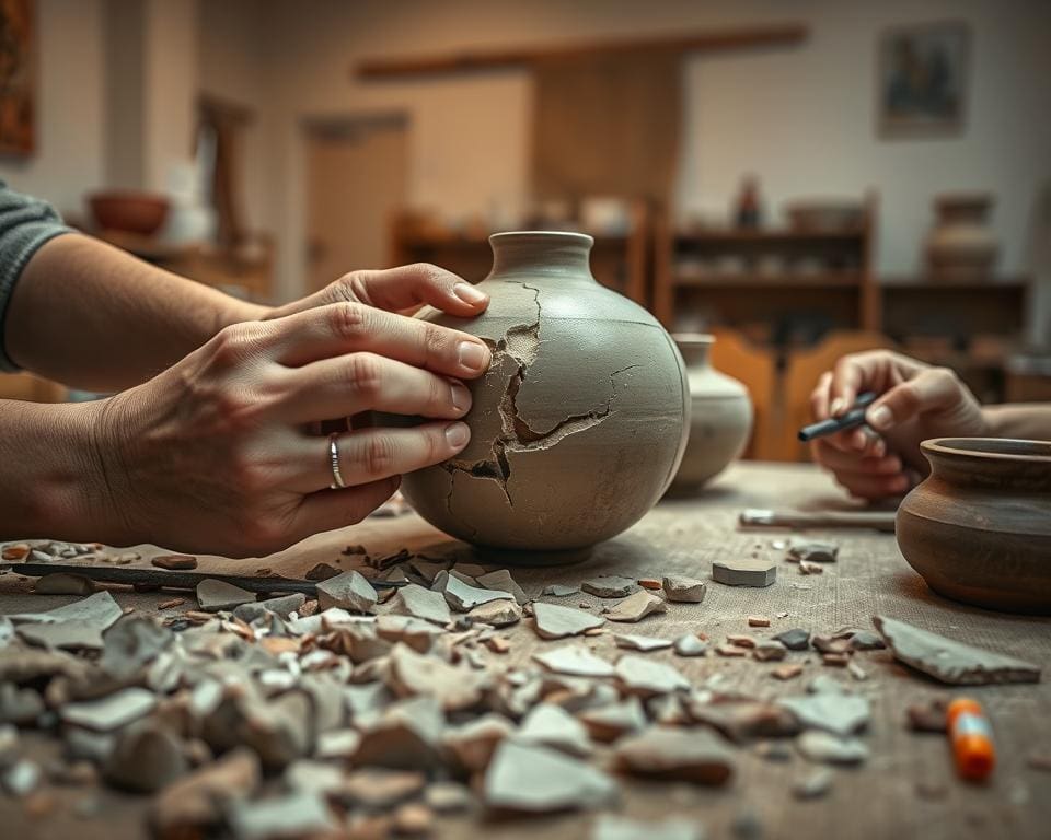 ¿Cómo restaurar elementos de cerámica tradicional?