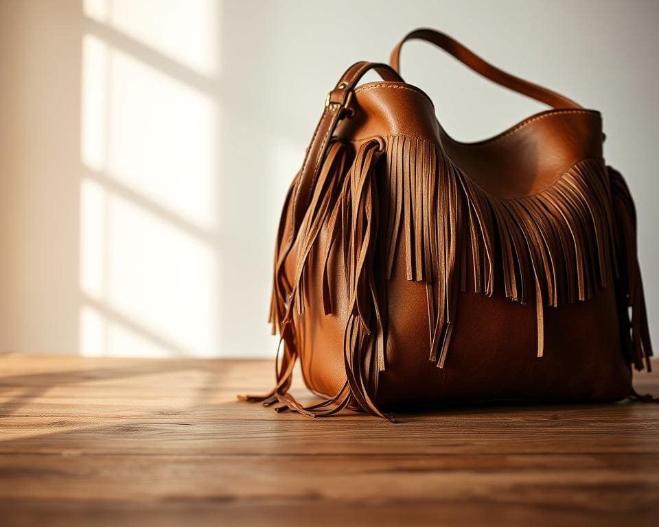 bolso flecos vintage