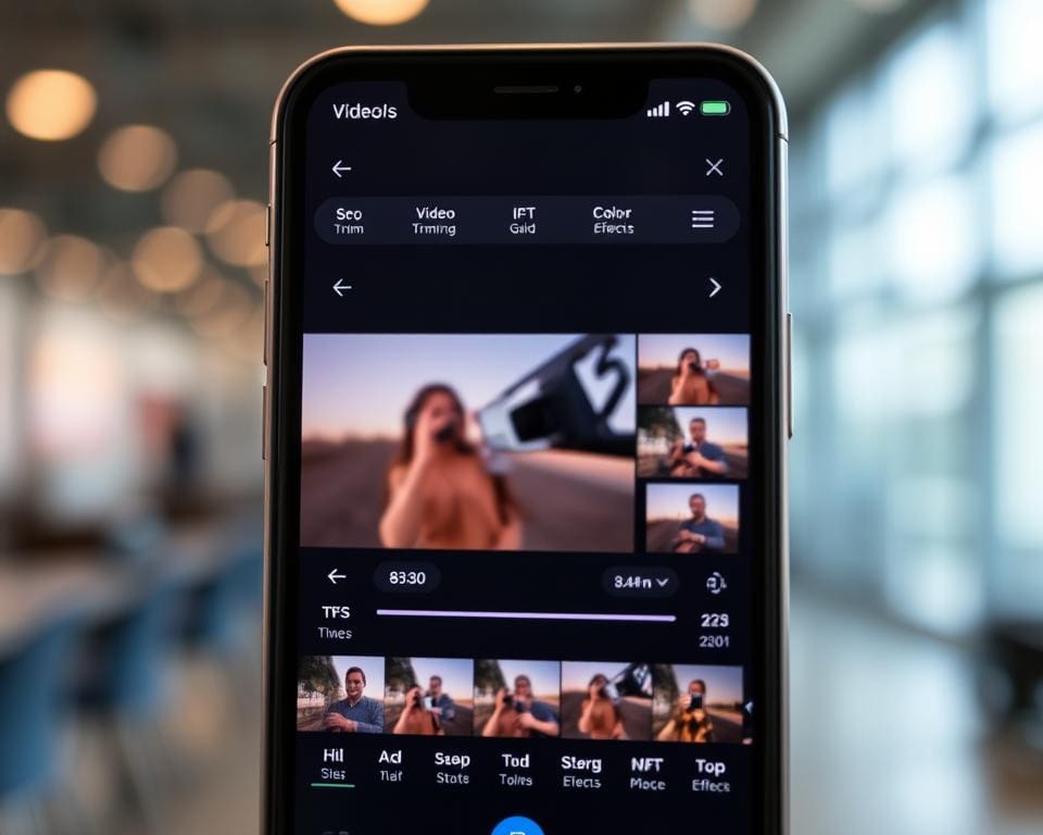 herramientas de edición de video en el móvil
