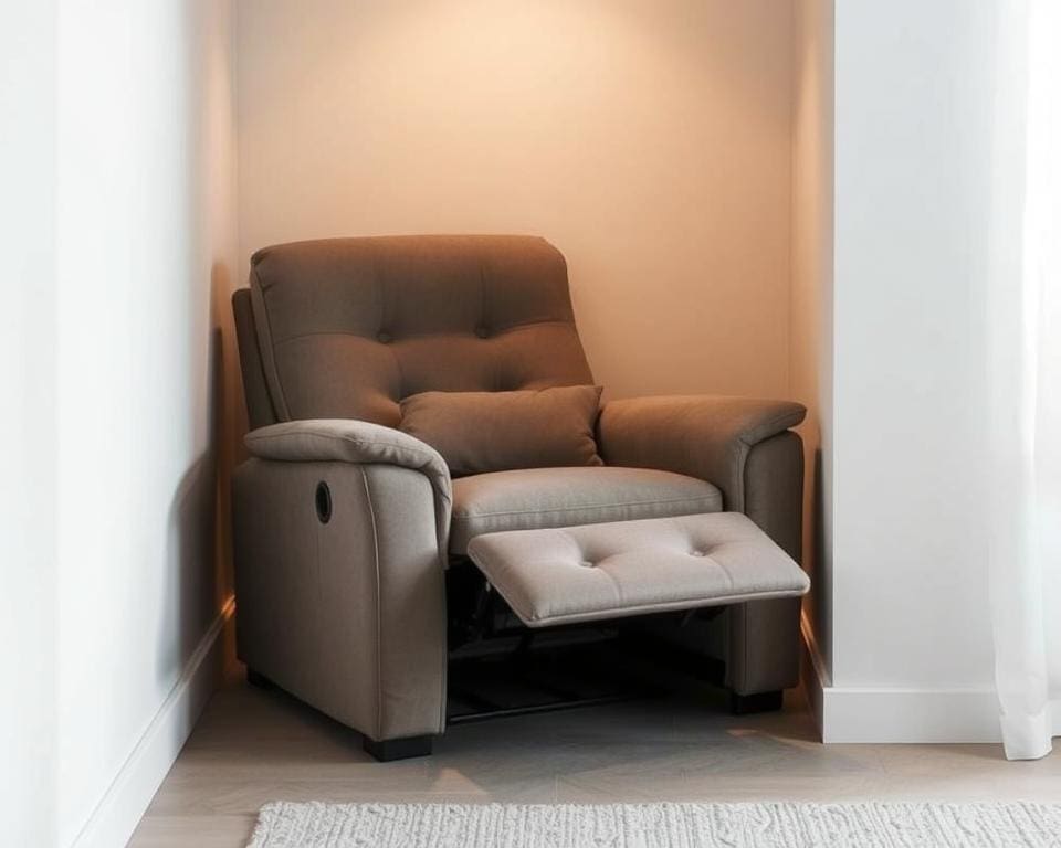 sillón reclinable esquinero