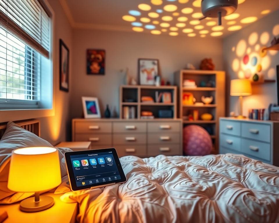uso de domótica en la habitación infantil