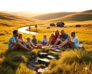 Actividades al aire libre en familia