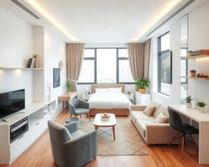 ¿Cómo distribuir muebles en un estudio de 40m2?