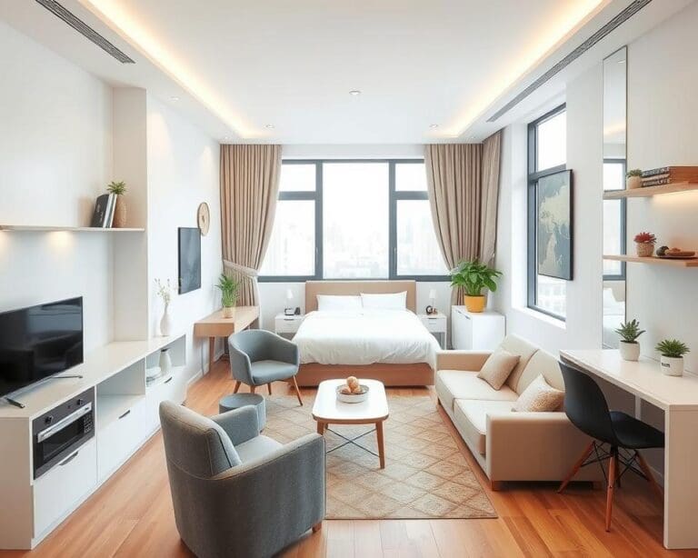 ¿Cómo distribuir muebles en un estudio de 40m2?