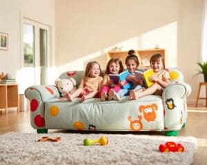 Qué sofá se adapta a hogares con niños?