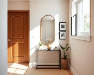 ¿Cómo decorar un recibidor estrecho?