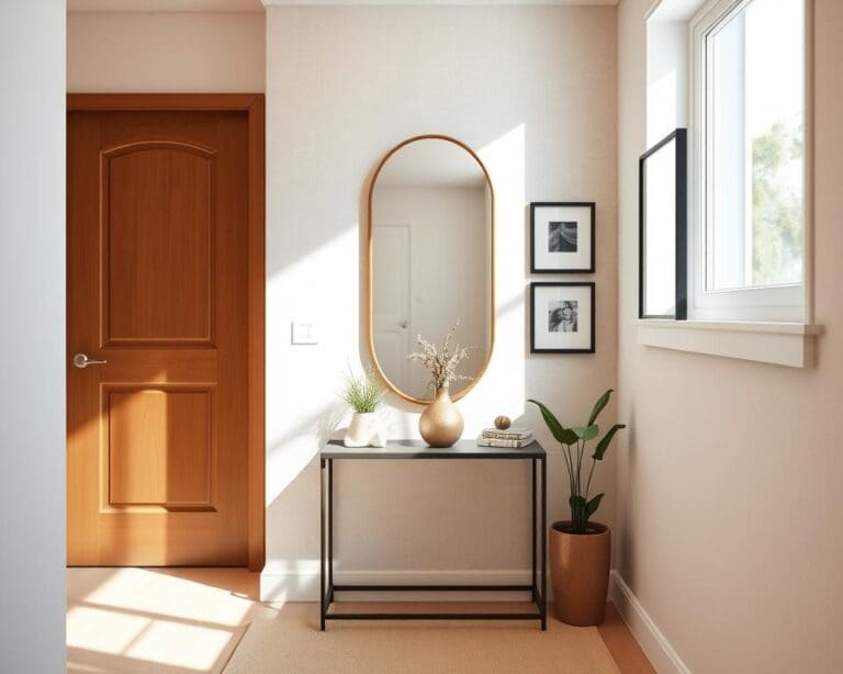 ¿Cómo decorar un recibidor estrecho?