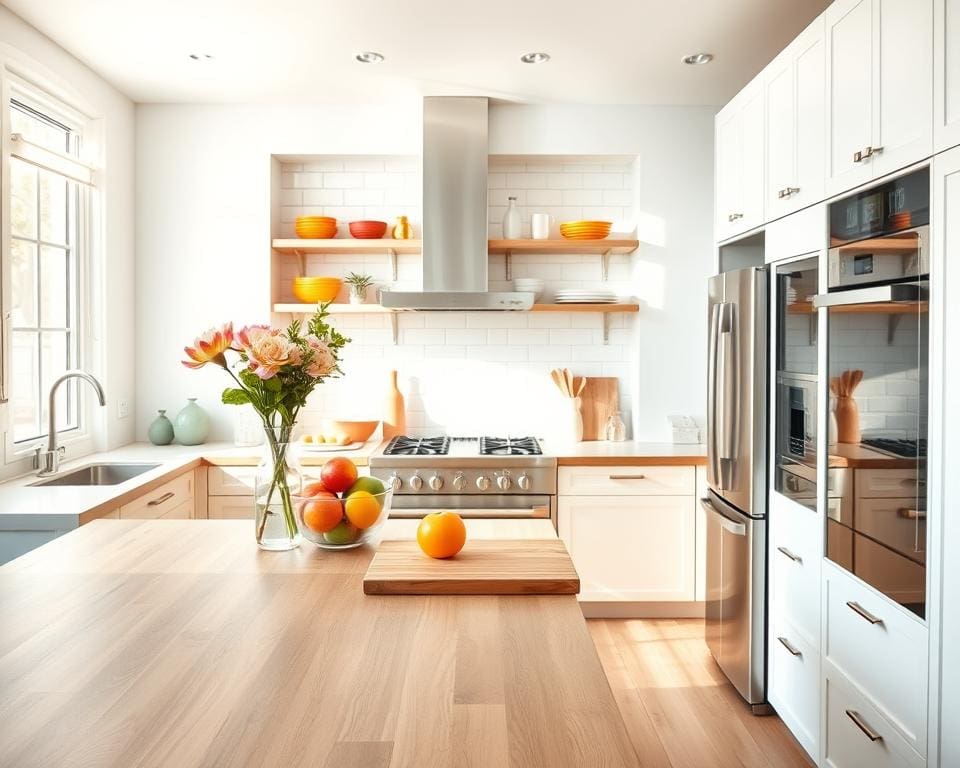 ¿Cómo decorar una cocina luminosa y práctica?