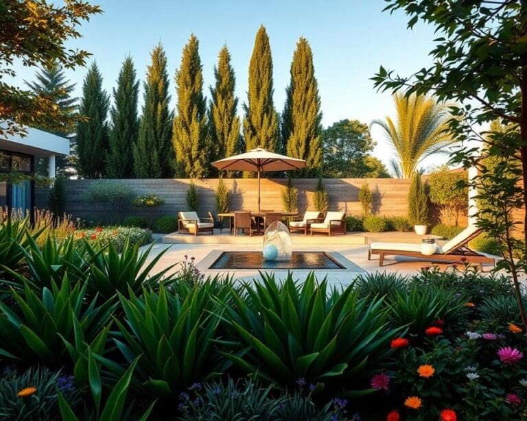 ¿Cómo diseñar un jardín moderno y acogedor?