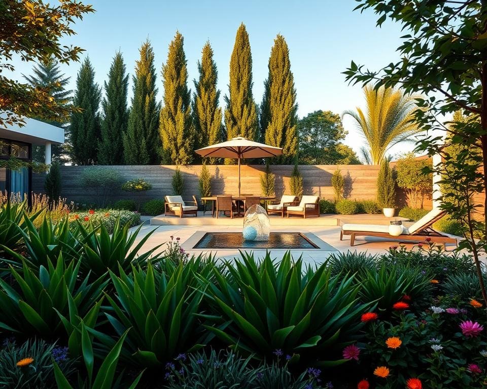 ¿Cómo diseñar un jardín moderno y acogedor?