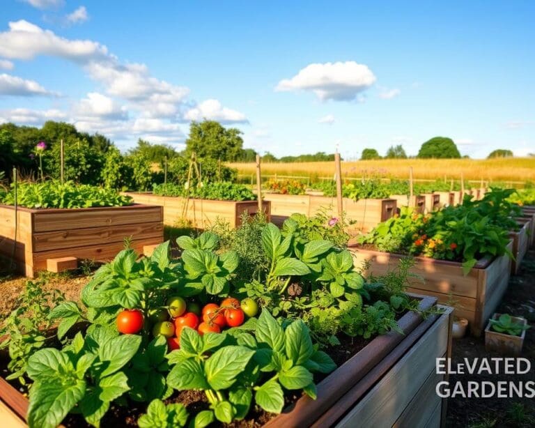¿Por qué los huertos elevados son prácticos?