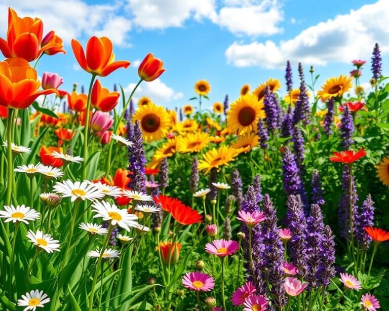 flores jardín