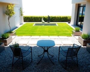 jardín minimalista