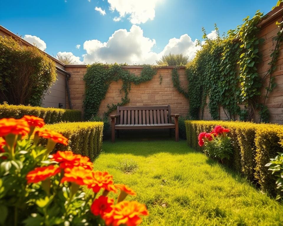 jardín pequeño