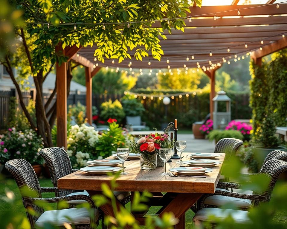 comedor al aire libre