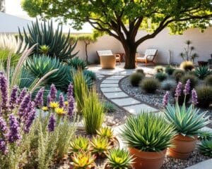 jardín de bajo mantenimiento