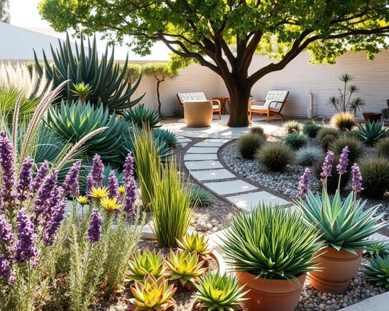 jardín de bajo mantenimiento
