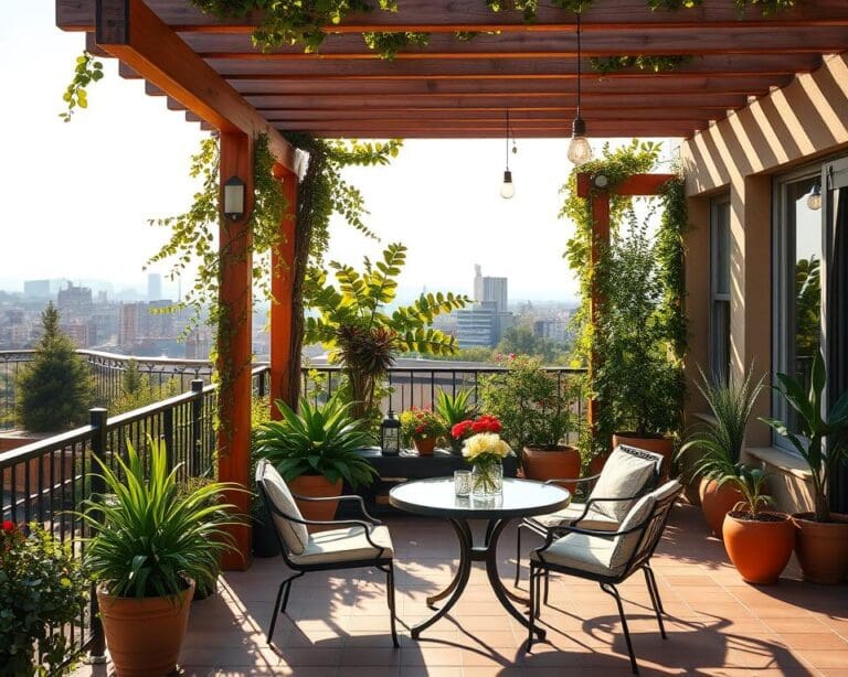pérgola para terraza