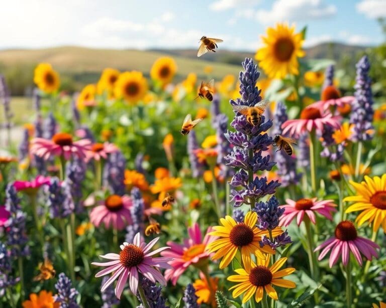 plantas para abejas