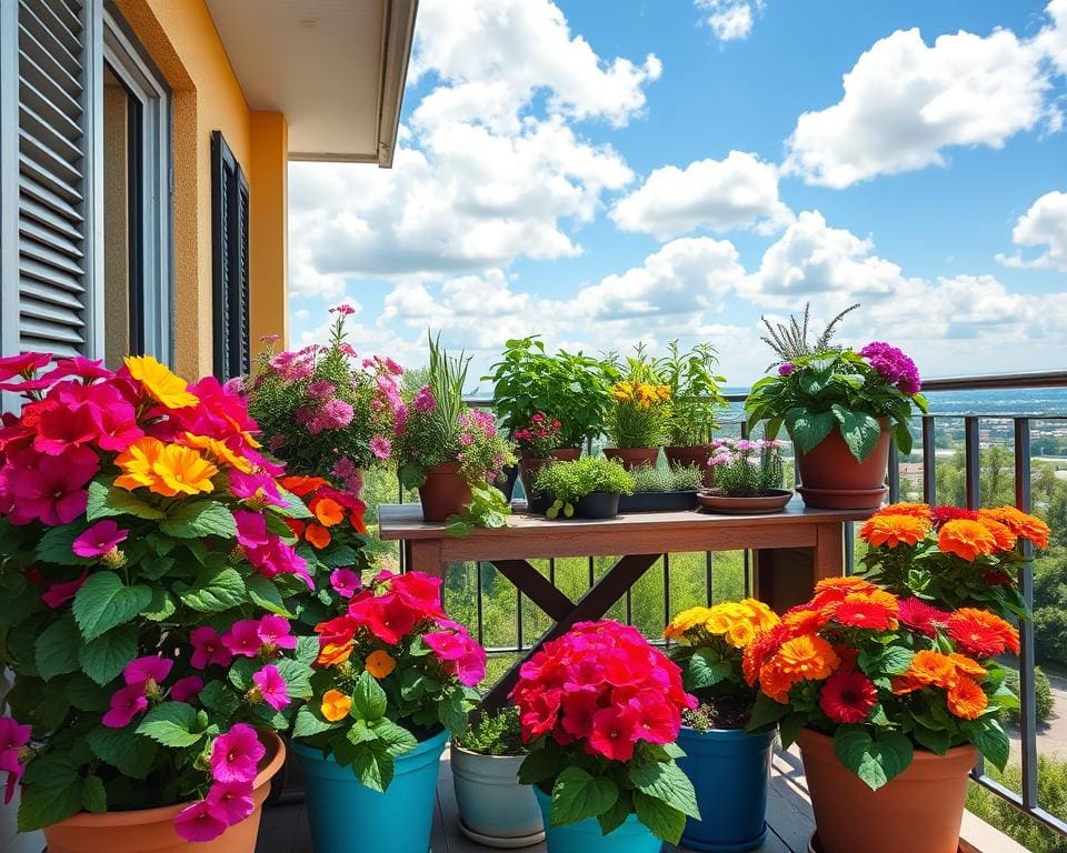 plantas para balcón soleado