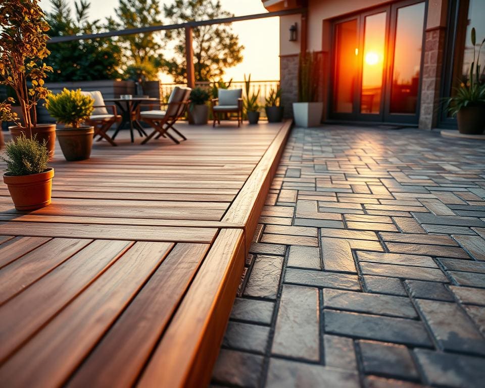 suelo para terraza